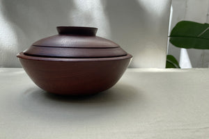 Wooden Bowl with Lid